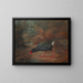 Ein Moho Takahe Notornis Mantelli - John Gerrard Keulemans — gerahmtes Bild an der Wand