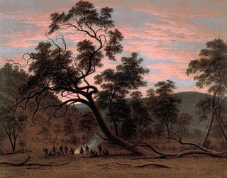 John Glover - A corroboree of natives in Mills Plains.webp