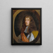 Jacques II duca di York - John Greenhill — quadro incorniciato alla parete