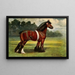 Étalon Shire Halstead Royal Duke - John Hanson Walker Jr — framed artwork on a wall