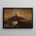 Le pont Longfellow - John Henry Hill — gerahmtes Bild an der Wand