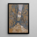 Eine Bergschlucht - John Henry Twachtman — gerahmtes Bild an der Wand