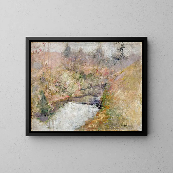 Bassin de ciguë - John Henry Twachtman — quadro incorniciato alla parete