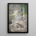 La source de l'arc-en-ciel - John Henry Twachtman — gerahmtes Bild an der Wand