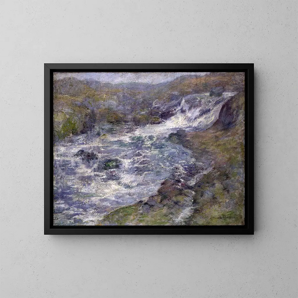 Le Torrent - John Henry Twachtman — quadro incorniciato alla parete
