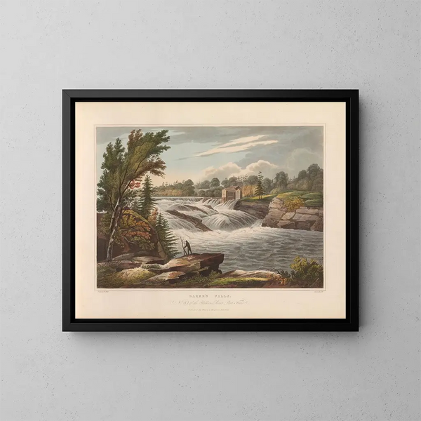 Chutes des boulangers - John Hill — gerahmtes Bild an der Wand