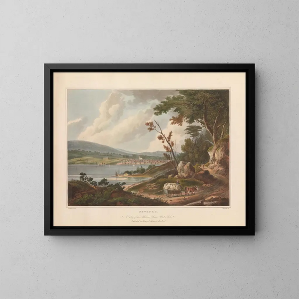 Newburg - John Hill — gerahmtes Bild an der Wand