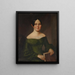 Portrait von Mme Benjamin Conklin - John Insco Williams — gerahmtes Bild an der Wand