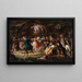 Public Square Painting - John James Chalon — framed artwork on a wall