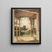 Auckland seit der Veranda des Cottages von Mr. Reader Woods - John Kinder — gerahmtes Bild an der Wand