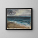 Meeres-Gemälde - John La Farge — gerahmtes Bild an der Wand