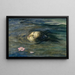 Das seltsame, was der kleine Kiosai im Fluss gesehen hat - John La Farge — gerahmtes Bild an der Wand