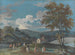 Una chiesa di campagna tra le colline - John Laporte — vista dell’opera