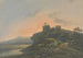 Landschaft des Abends mit einer Ruinenburg - John Laporte — Ansicht des Kunstwerks