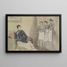 Maîtresse et trois serviteurs - John Leech — gerahmtes Bild an der Wand