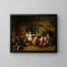 Il gioco del cieco - John Lewis Krimmel — quadro incorniciato alla parete