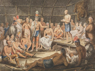 John Lewis Krimmel - Exhibition of Indian Tribal Ceremonies at the Olympic Theater Philadelphia.webp
