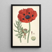 Collectanea botanica Pl23 - John Lindley — gerahmtes Bild an der Wand