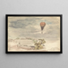Ascensione di pallone da Burlington House, Piccadilly, dalla finestra di M. B. Palmer - John Linnell — quadro incorniciato alla parete