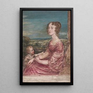 John Linnell - Mrs William Wilberforce and Child.webp