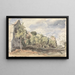 Abtei von Netley - John Linnell — gerahmtes Bild an der Wand