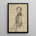 Portrait de John Davies Gilbert - John Linnell — quadro incorniciato alla parete