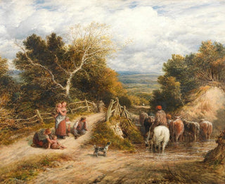 Der Bach - John Linnell — Ansicht des Kunstwerks