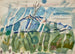 Chocorua mit toten Bäumen, White Mountains NH - John Marin — Ansicht des Kunstwerks