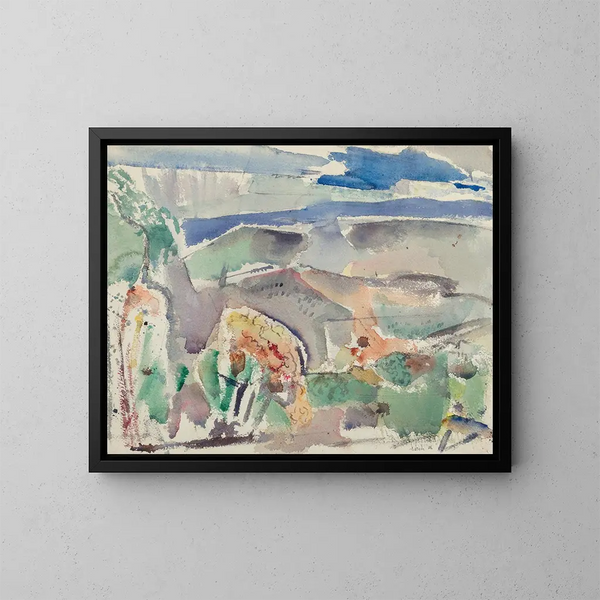Paesaggio delle forme, contea del Delaware, Pennsylvania n° 2 - John Marin — quadro incorniciato alla parete