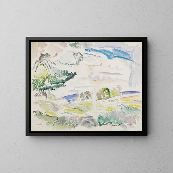 Paesaggio del Maine - John Marin — quadro incorniciato alla parete