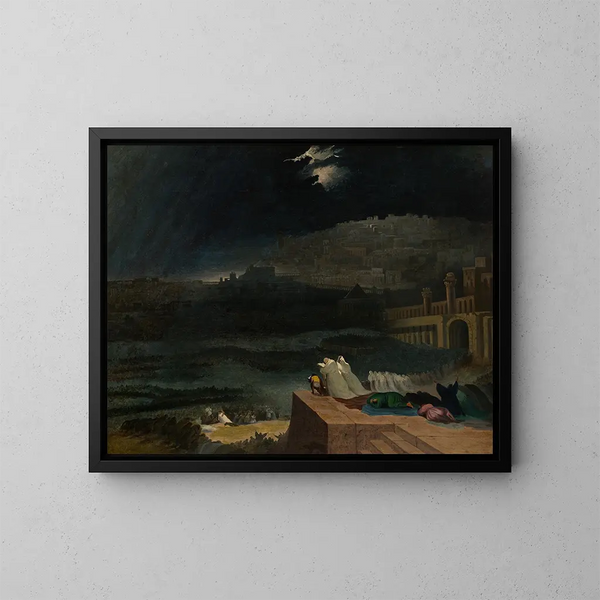 Repentance de Ninive - John Martin — quadro incorniciato alla parete