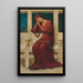 Wenn der Kummer im Sommer kommt - John Melhuish Strudwick — gerahmtes Bild an der Wand