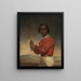 Portrait von Nannultera, einem jungen Cricketspieler aus Poonindie - John Michael Crossland — gerahmtes Bild an der Wand
