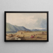 Fort Okinakane - John Mix Stanley — gerahmtes Bild an der Wand