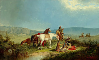 John Mix Stanley - Indians Playing Cards.webp