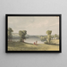Lac de l'éclair - John Mix Stanley — gerahmtes Bild an der Wand
