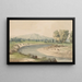Fluss Milch und Berg Panther - John Mix Stanley — gerahmtes Bild an der Wand