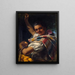 La fille orange - John Phillip — gerahmtes Bild an der Wand