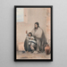 Zita, eine Huronen-Indianerin - John Richard Coke Smyth — gerahmtes Bild an der Wand