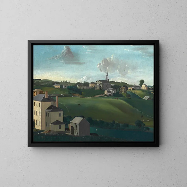 Collina della sala riunioni, Roxbury, Massachusetts - John Ritto Penniman — quadro incorniciato alla parete