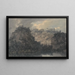 Sur le lac de Nemi - John Robert Cozens — gerahmtes Bild an der Wand