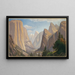 Yosemite-Tal, Blick nach Osten vom Mariposa-Weg - John Ross Key — gerahmtes Bild an der Wand