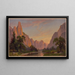 Vallée di Yosemite che guarda verso ovest (Conflitto di casi) - John Ross Key — quadro incorniciato alla parete