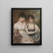 Ritratto di Anne e Maria Russell - John Russell — quadro incorniciato alla parete