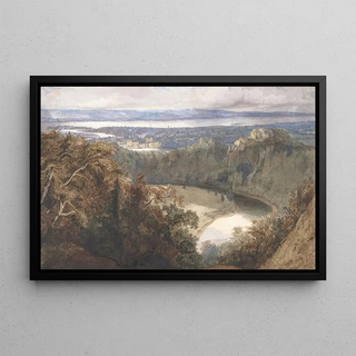John Scarlett Davis - View of Chepstow Wales.webp