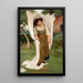 Blanchisseuse erschreckt durch eine Amsel - John Scott — gerahmtes Bild an der Wand