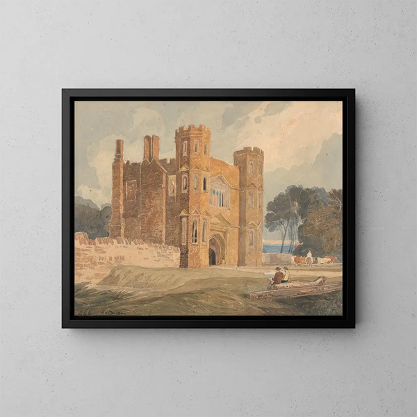 Porta di Saint Marys a Wiggenhall, Norfolk - John Sell Cotman — quadro incorniciato alla parete