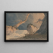 Cascata in un paesaggio desolato - John Sell Cotman — quadro incorniciato alla parete