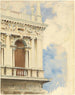 Angolo della biblioteca di Venezia - John Singer Sargent — vista dell’opera