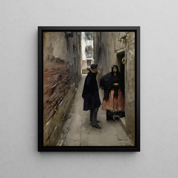 John Singer Sargent - A Street In Venice.webp